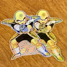 Dragon Ball Z Dbz Foil Holo STICKER Ur Rare Anime Authentic Licensed Krillin Set