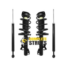 COMPLETESTRUTS - Front Complete Strut Assemblies with Coil Springs and Rear S...