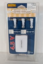Lemax Switching Power AC Adaptor Lighted Accessory 4.5 Volt 3 Output Jacks NEW