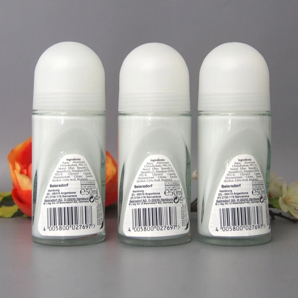 -SENSIBLE- PACK 3 Eucerin Desodorante Roll-On 24h Sensible 50ml / 1.7oz Foto 4 de 4