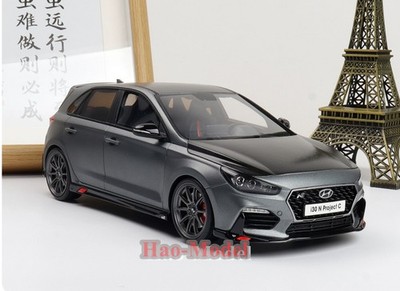 OTTO 1 1:18 i30 N PROJECT C 2017 Resin Limited Diecast Car Model Hobby Gift Gray