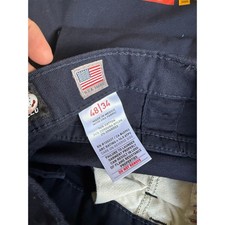 Ariat Men  s Flame Resistant M5 Straight Leg Cat 2 Work Pants Navy sz 48/34 NWT