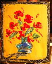 UNIQUE SIGNED  Original Oil Painting on canvas IMPRESSIONIST IG7C8DgyP98