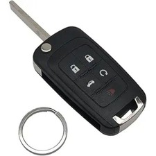 Fob Case Shell Fit for Camaro Cruze Equinox Impala Malibu Sonic 5 Buttons Flip F