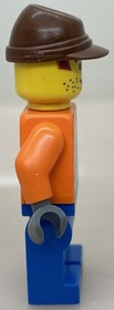 LEGO&reg; Minifigure City Town Builder Dungarees Blue Set 3351 Mini Heroes con005