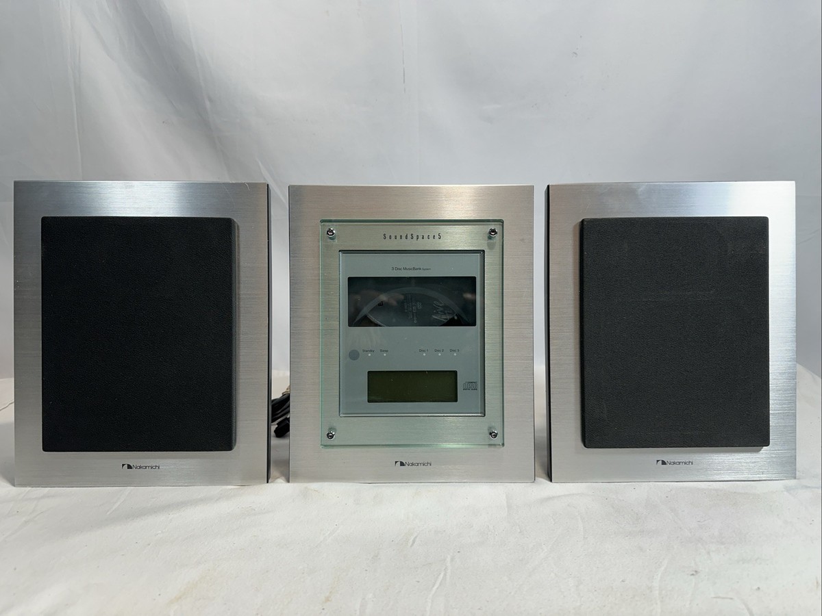 PRISTINE Nakamichi SoundSpace5 3-Disc Music System WITH NO Power