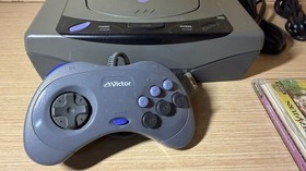 READ INFO - Sega V-Saturn V Saturn Victor RG-JX1 Console + Sega rally