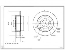 Disque de frein Kia CARENS