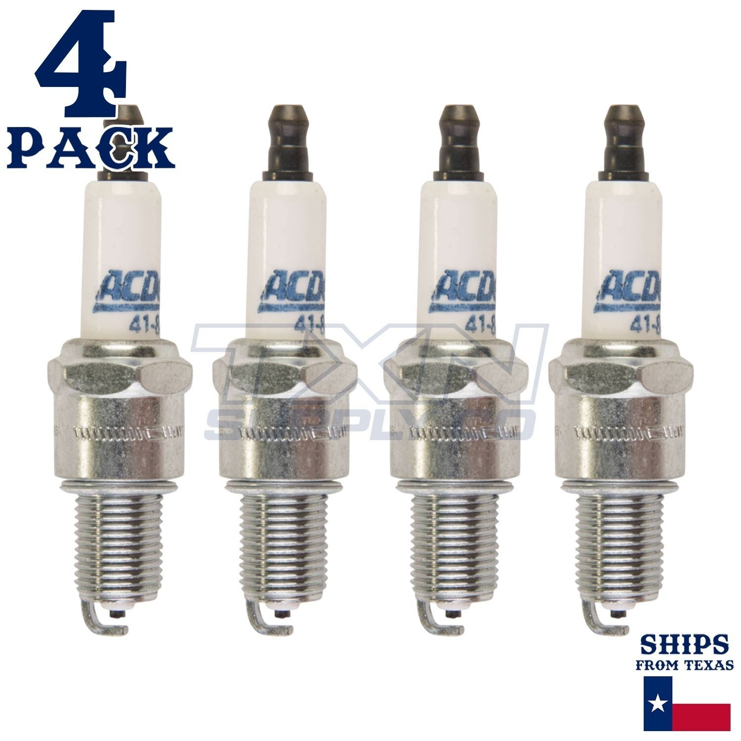 4 Pack ACDelco Double Platinum Spark Plugs 1991-1994 for Ford Festiva 1.3L