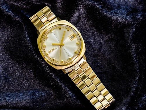 VINTAGE SEIKO SPORTSMATIC SUPER 7625-7013-SS AUTOMATIC MEN'S WRIST WATCH-WORKING