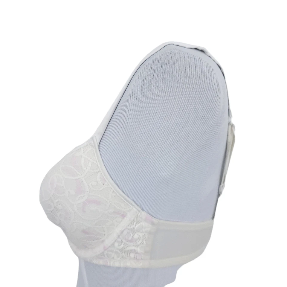 Sujetador de encaje DKNY 32DD con aros rosa crema bonito sujetador Foto 4 de 4