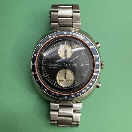 SEIKO Speed Timer 6138-0012 UFO Chronograph Automatic Watch 1968