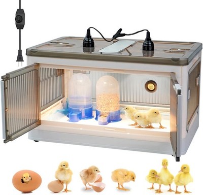 Brooder Box for Chicks Quail Brooder Box with Thermostat Poultry Heater
