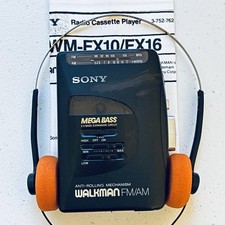 SONY Walkman WM-FX16 Cassette Player withAM/FM Radio -New Belt - Reconditioned
