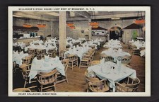 VINTAGE POST CARD of GALLAGHERS STEAK HOUSE J...