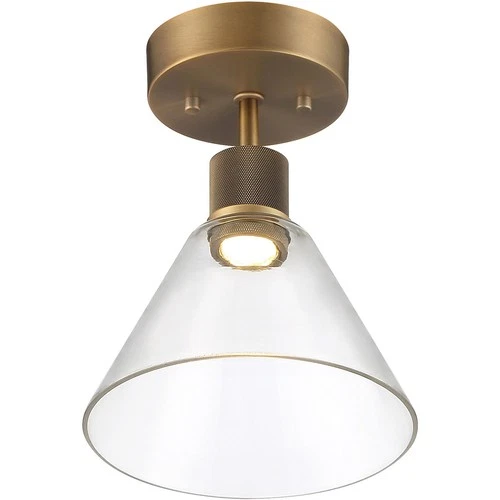 Access Lighting 63146LEDD-ABB/CLR Port Nine Semi-Flush Mount - Picture 3 of 4