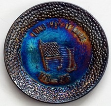 1976 US BICENTENNIAL Vintage ST PETERSBURG Big Pine Key FLORIDA Carnival Glass