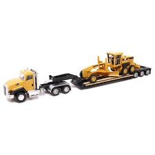 Caterpillar CT660 Day Cab con Lowboy e livellatore 163H scala 1:87 pressofuso 84414