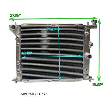 Full Aluminum Radiator For Toyota Mark II MK2 JZX90 1JZ GTE 2.5L 