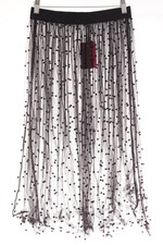 ZARA TRAFALUC Jupe mi-longue Dames Jupe T EU 36 noir style mode des rues