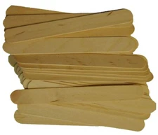 100 Large Wooden Wax Sticks Hair Removal Waxing Applicator Spatula Popsicle
