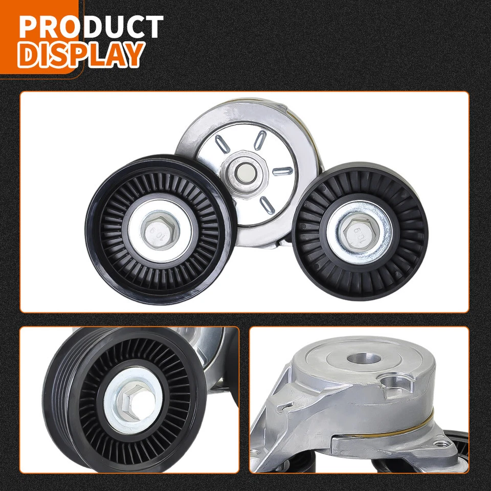 Tensor de correa Serpentine para 09-12 Jeep Liberty Dodge Nitro 3,7 L 53030958AB Foto 4 de 4