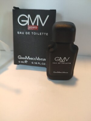 Vintage 90's* GMV Uomo* Gian Marco Venturi EDT MINI 0.16 OZ Schiaparelli** NIB
