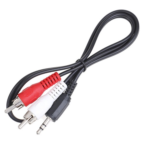 3.5mm jack mini plugto 2 RCA male stereo ohono audio speaker adapter cable J$y - Picture 2 of 9