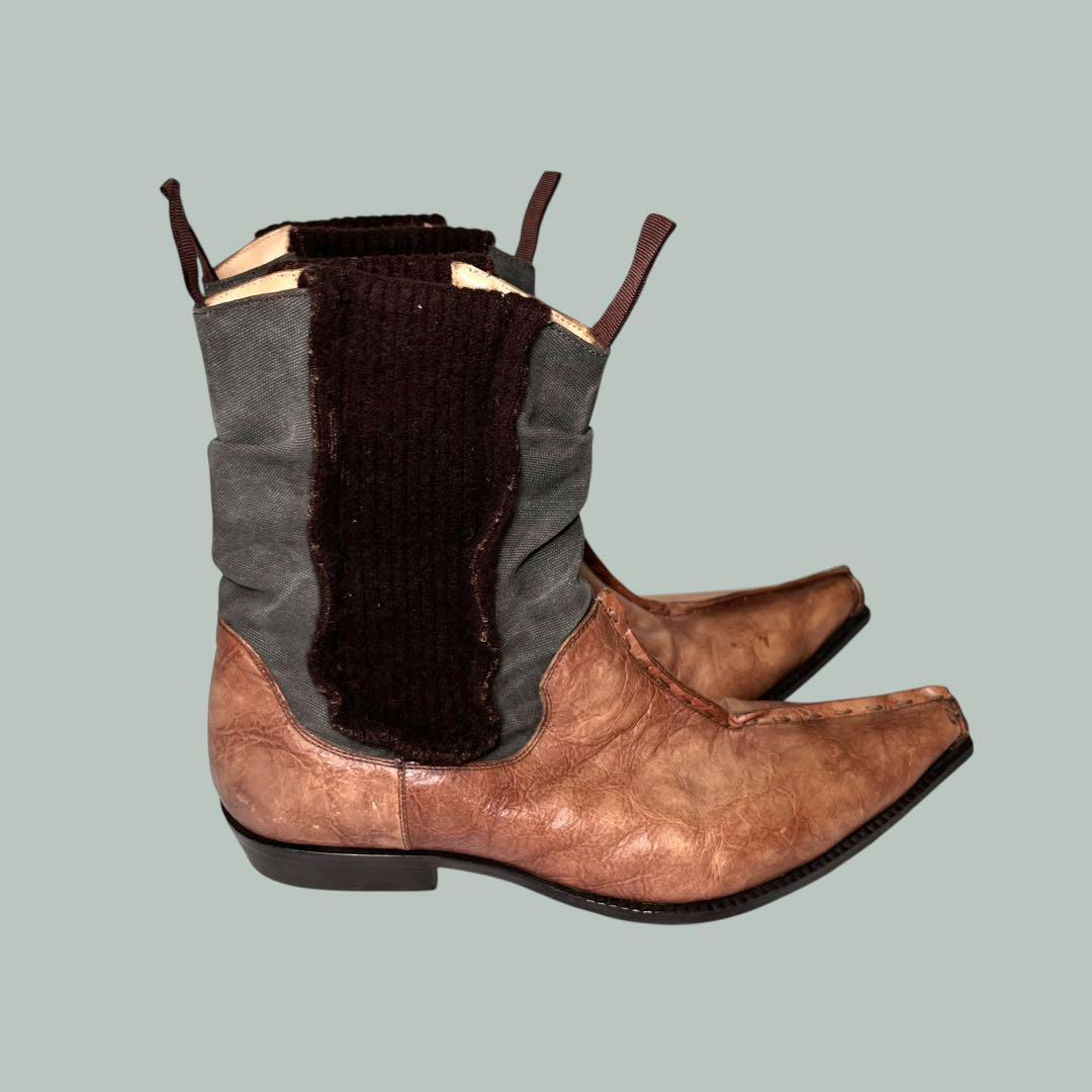 John Galliano Switching side goa boots JOHN GALLIANO | eBay