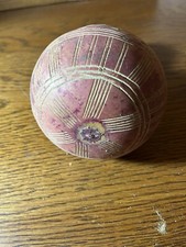 Vtg West African Cameroon Hand Etched/Painted Gourd Maraca tribal art rattle