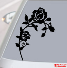 Rose Vinyl Decal Sticker Car Truck Rear Window Bumper Wall Flower Love Symbol Rose Vinyl Decal Sticker Car Truck Rear Window Bumper Wall Flower Love Symbol