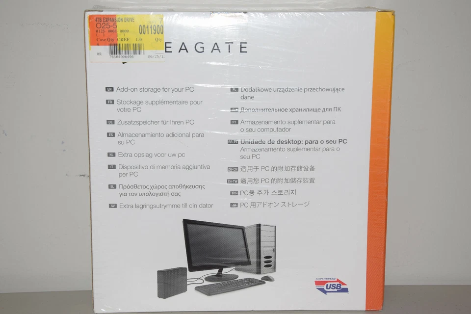 Seagate Expansion Desktop 4TB External Hard Disk Drive HDD USB 3.0 STEB4000100 N - Image 3 of 4