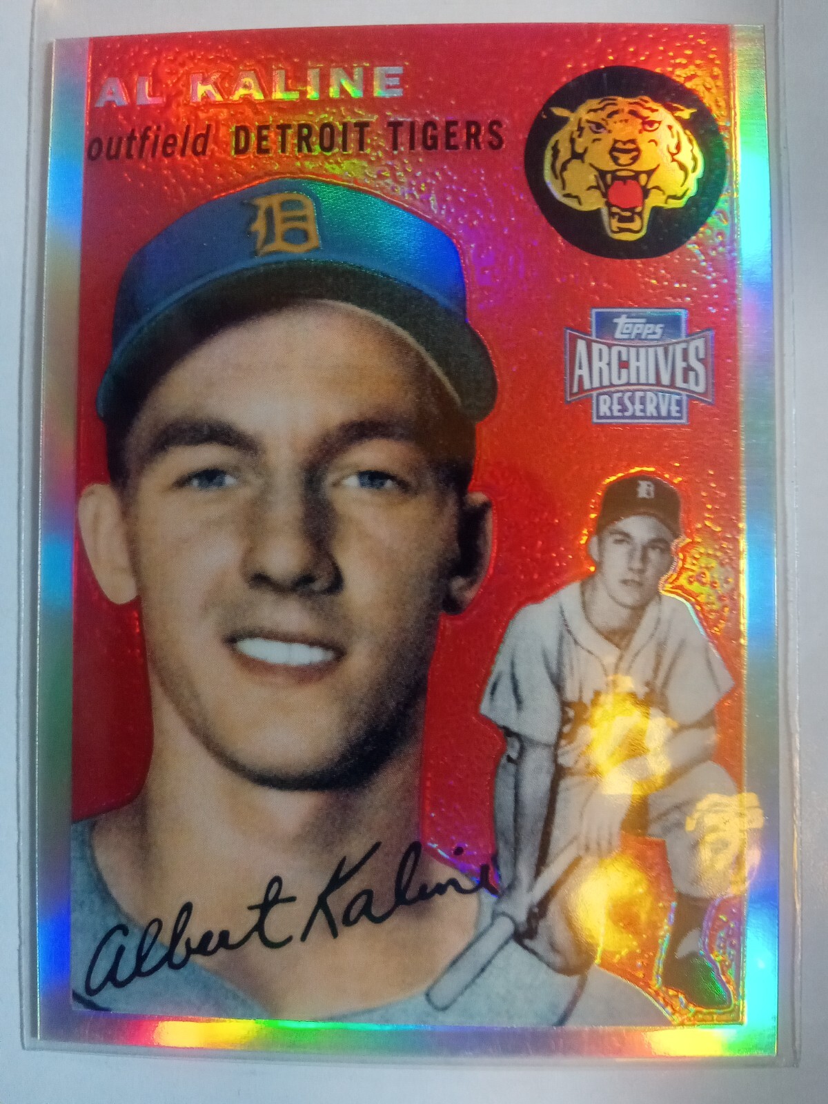 2001 Topps Archives Reserve - Al Kaline #38 REFRACTOR