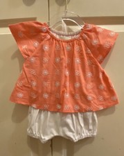 Fendi Kids Baby Girls Logo Embroidered Romper