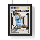 Diego Maradona Poster Art, Minimalist Design,Argentina Footbal Soccer Poster
