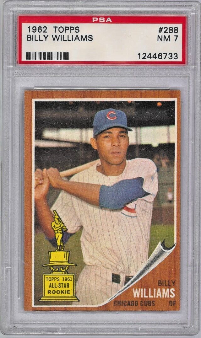 1962 Topps Set Break #288 Billy Williams HOF PSA 7 NM