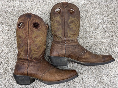 Justin Cowboy Mens Size 10.5 D Square 