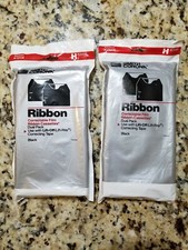 Smith Corona Typewriter Ribbon Dual Pack Lift Off Correction Tape Black 2 New