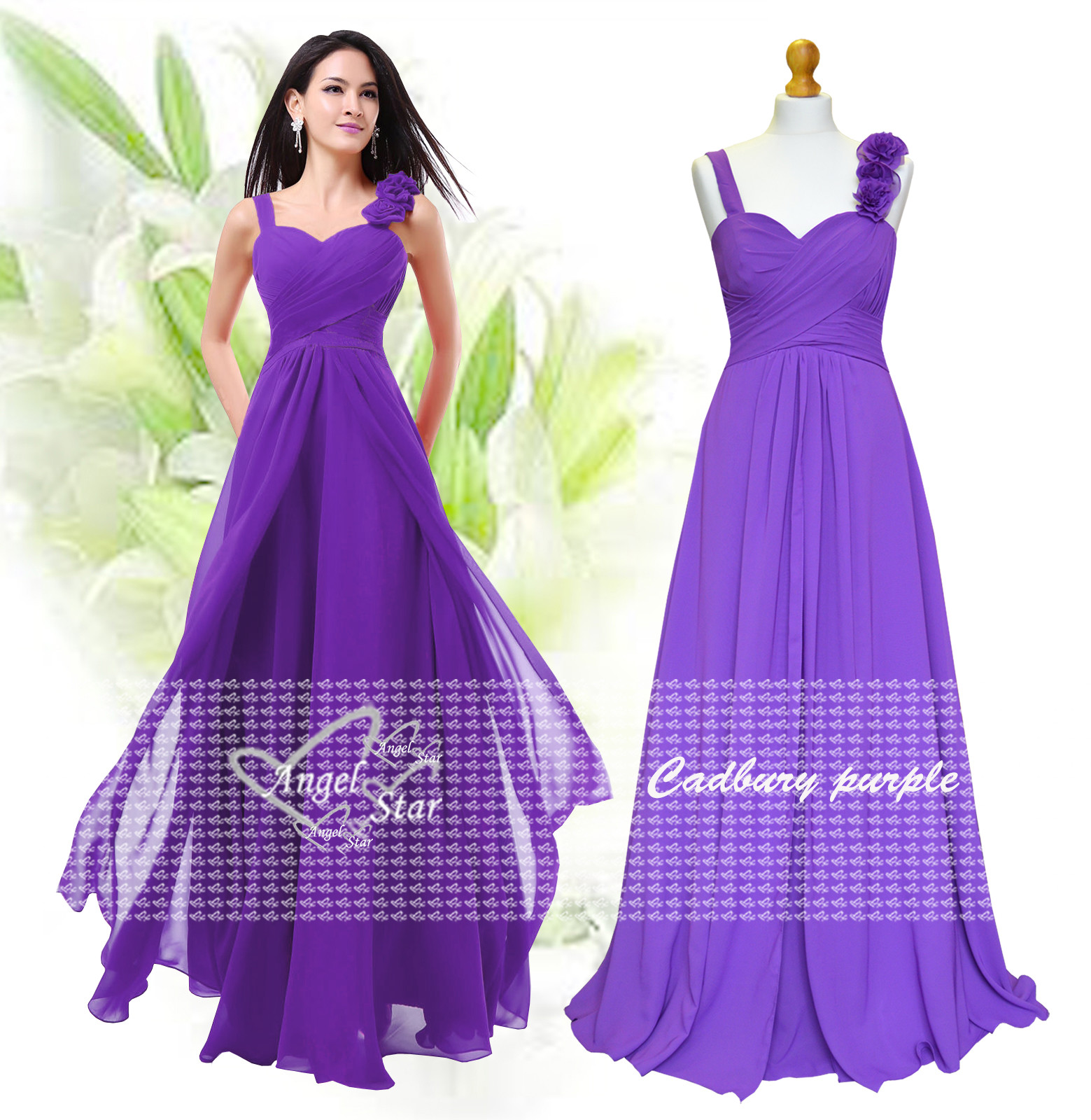 Evening Party Gown Chiffon Formal Prom Dress VMP31 main image 1