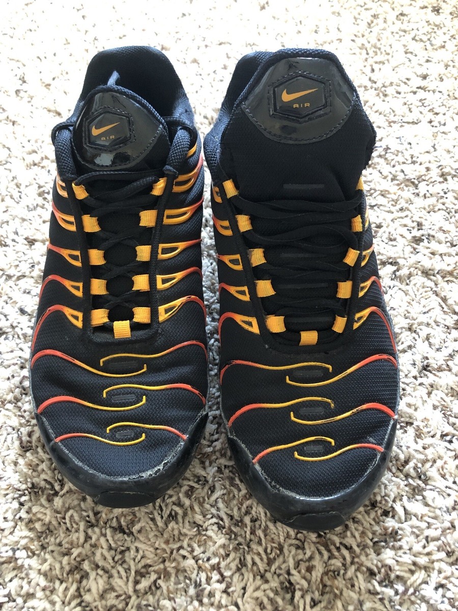 Nike Air Max 97 Plus Black Engine Orange Rise AH8144-002 Sz  display picture 2