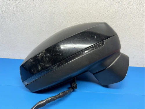 021262 | 2015 - 19 Audi A3 Right Mirror Blind Spot Heated OEM Black SDN 8 Wires