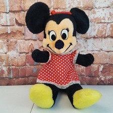 VTG 1960's Walt Disney Characters 22"Plush Minnie Mouse Walt Disney Productions