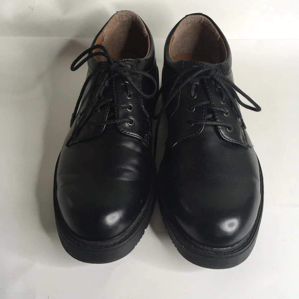 Route 66 Shoes Men Size:9.5 Black Lace Up Casual Dress Shoes Synthetic Upper - Image 4 of 4