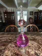 Antique RARE tigers eye show globe apothecary