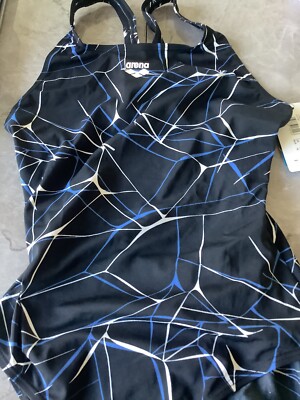 Arena Water Swim Pro einteilig schwarz-grau UK36