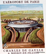 Yt 1787 A AEROPORT DE PARIS FRANCE FDC ENVELOPPE PREMIER JOUR