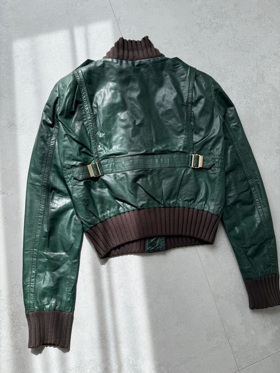 Women's GUCCI by TOM FORD Madonna Leather Jacket Bomber RARE Size