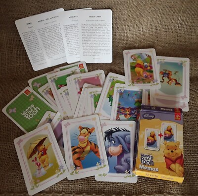 Trefl Board Games Winnie the Pooh Disney memos 32 cards educational game 3+