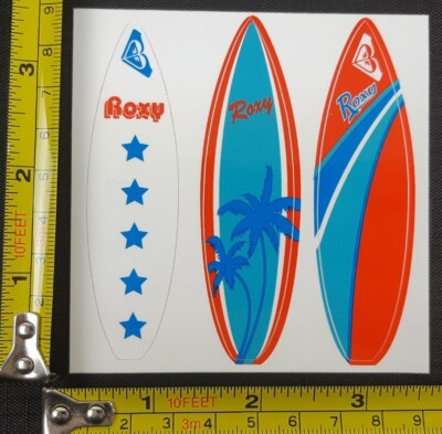 ROXY QUIKSILVER 90s-00s Vintage Genuine Surf Surfing Sticker RARE 