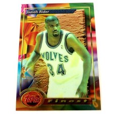 Isaiah Rider 1993-94 Topps Finest Rookie Card #79 NBA Minnesota Timberwolves. rookie card picture